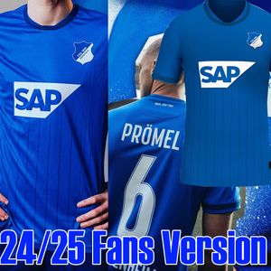 24 25 TSG 1899 Hoffenheim Soccer Maglie Versioni Versione Kramaric Beier 2024 2025 Promel Weghorst Men Kids Kits Kits Shirts