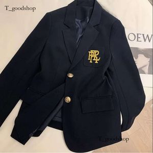 Frauenanzüge Blazer Brief Stickerei Anzug Jacke Weiß für Frauen Langarm übergroß