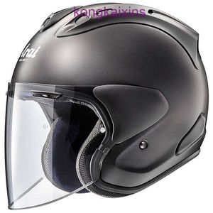 Arai VZ RAM Half Helmet Motorcycle importowany z Japan Track Running Pedal Four Seasons 3 4 Matte Black M 55 56cm JI9J