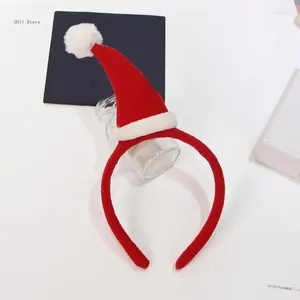Party Supplies Christmas Hat Mini Santa pannband Röd hårband Cartoon Po Props