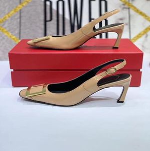 Hot Sale- Designer Gladiator High Heels Women T-Strap Pump Patent Leather Lady Shoes Summer 0803014506271