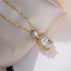 Moissanite Crystal örhängen, ringar, halsband ljusa färgade runda skurna diamantörhängen guldpläterade hängande örhängen Moissanite spakörhängen (presentuppsättning)