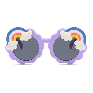 kids trendy rainbow baby sunglasses fashion cute UV Protection beach sunglasses boys girls photograph sun glasses