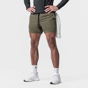 Shorts Męskie Summer Nowy podwójnie warstwowy amerykański styl Szybki bieganie, sport, fitness, wypoczynek na świeżym powietrzu M515 26 26