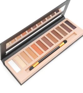 Make -up -Lidschatten -Palette 18 PCs 12 Farben Matteshimmer Smoky Lidschattenpalette NET 108 G 86122857033