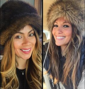 Fashion Warm Hats 2019 New Ladies Faux Fox Fur High Quality Russian Cossack Style Winter Hat Warm Hats 6815821