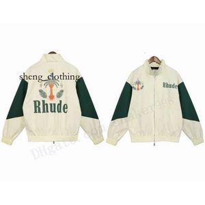 Rhude Jackets Racing Men Jackets Women Man Jacket Street Moda