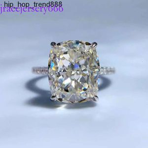 6 CARAT MOISSANITE RING SIER Party Women Mens Resagement Radiant Radiant Cut