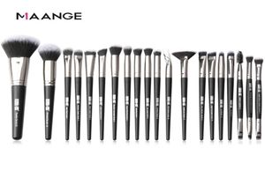 20st Maange Wood Makeup Brushes Set Professional With Natural Hair Foundation Powder Eyeshadow For Makeup Bursh Tool 2010071497556