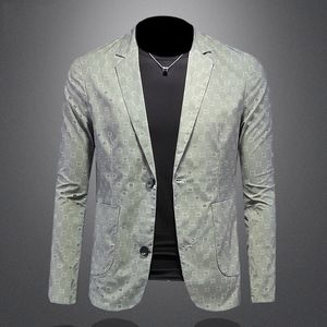 2024 Tasarımcı Yeni Yüksek kaliteli moda erkek takım elbise ceketi, şık ve yakışıklı iş takım elbise ceketi, Boyut M-5XL