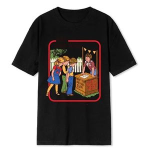n's T-shirt Cartoon Comic Print Designer T-shirt Men's and Women's Loose Fashion Casual Trend Street Retro Style Character Patterns Breathable Tops