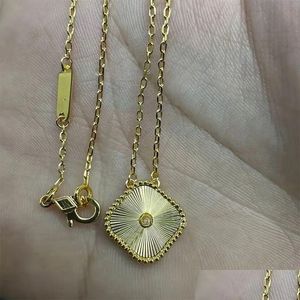 Pendant Necklaces Luxury Necklace Designer Fashion Jewelry Custom Men Gold Plated Sier Chain Women Couple Day Drop Delivery Pendants Dhhmx