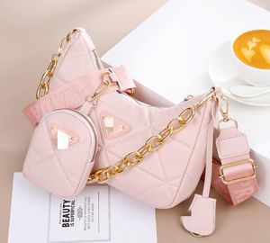 Designer bags handbags for women luxury shoulder bag lady Chest pack lady Composite Tote chains canvas handbag purse messenger hobo 3 in 1 vintage sacoche R01017