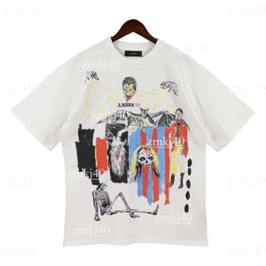Rhude Mens T Shirt Tasarımcı T Shirt Rhude Tişört Avrupa Amerika Rhude Gömlek Tasarımcı Marka Giyim Yuvarlak Boyun Yüksek Kalite Kısa Kollu ABD Boyutu S-XXL 255