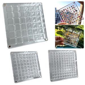 Acrylmagnetische Muschel -Display -Box Clear 36/64/100 Grids Muschelspeicher -Rock -Display -Hülle für Perlennagelschmuck 240514