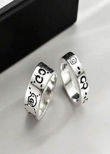 Zespół Pierścienie kobiety mężczyźni duchy czaszka pierścionkowa Pierścień Pierścień Prezent dla miłości Para mody biżuteria Akcesoria USA Rozmiar 51179920136177166
