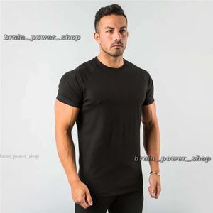 Designer T Shirt New Stylish Plain Tops Fitness Mens T Shirt Short Sleeve Comfortable Muscle Joggers Bodybuilding Tshirt Male Gym Clothes Slim Fit Summer Top 939