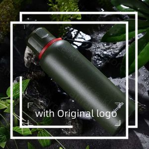 Simita Sport Stainless Steel Thermos Bottle 600ML Portable Water Bottle for Camping Travel Stainless Steel Army Green Tumbler 55