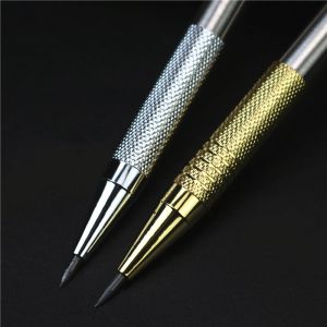 Matite in metallo da 2,0 mm Disegno automatico Scrittura Design professionale non slip 2B matite meccaniche con ricariche 2pcs/lotto