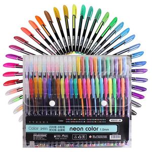 1224PCS Metallic Glitter Colours Pen Pen for School Office dla dorosłych czasopisma Rysowanie znaczników sztuki Promocja Pen 240511