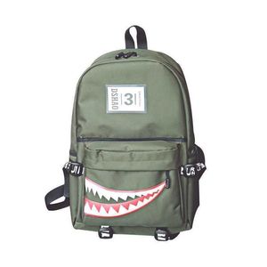 Backpack Hot para Mens Backpack Bag Versão coreana de estudantes universitários da escola secundária 230615