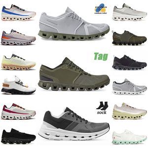 2024 Новая Cloudswift Cloud Sports Shoes Mens Mens Women Gracier Grey Reseda Green Olive Reseda Eclipse Black Trainer Outdoor спортивные кроссовки