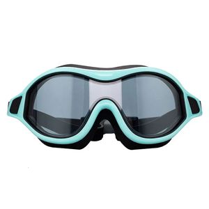 Professional Swimming Goggles Adult High Quality Large Frame Antifogging Silicone Electroplated Lenses Wholesale 240506