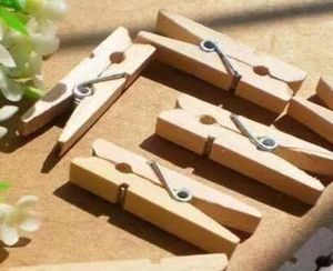 1000 Pieces Mini Wooden Clothespins Clothes Pins 3507cm Natural Wood Spring Clip Pegs For Po Paper Craft Toy 8452738