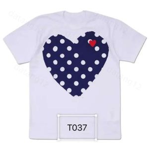 Play Shirt Designer T Shirt CDGS Koszulka Nowa gra męska designerka Red Commes Heart Women Garcons S Des Quanlity Ts Cotton CDG Haft haft krótki rękaw 177