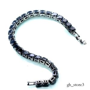 Fashioh Hip Hop 4mm CZ Tennisarmband weiße Kubikzirkonperlen Männer Armreifenketten Strang Armbänder für Frauen Pulsreiras Bijoux Silberkristallarmbänder 799 799