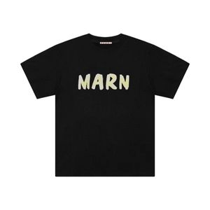Toppdesigner populära mode high street bomull casual kort hylsa t-shirt lösa bokstäver mönster topptryckt män och kvinnor