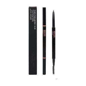 Makeup EyebrOw Enhancers compõem o lápis de lápis de sobrancelha magro Duplo terminado com sobrancelhas escova 5 cor Ebony / Médio / Soft / Shirt / Chocolate Drop Ship