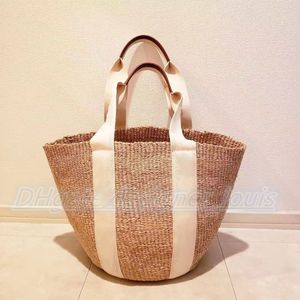 7A جودة Luxurys مصمم القش The Tote Bag Vacation Summer Travel Handbag Men Women Duffle Wart