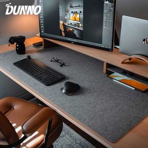 Muskuddar Handled vilar Homeproduct CenterLarge -storlek Felt Mouse PadOffice Desk Protective Paddesktop Laptop Pad J240510