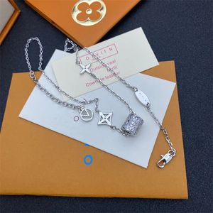 925 Silver Plated Necklace Brand Designer Fashionable Charm Girl High Quality Necklace Romantic Love Exquisite Birthday Gift