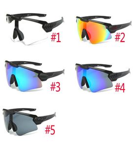 okulary przeciwsłoneczne mężczyźni sportowe okulary okulary rowerowe kobiety na świeżym powietrzu Oczy Ochrony wiatrową Ochraniacz Okulas Klasyczne okulary 5 colors Drop 7927415
