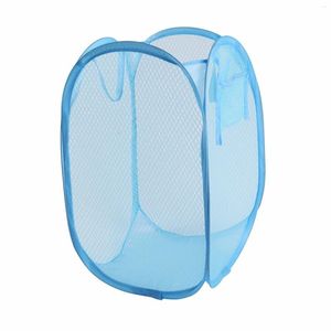 Laundry Bags Mesh Hamper Storage Basket Foldable Lightweight Washing For Bathroom Bedroom Or College Dorm
