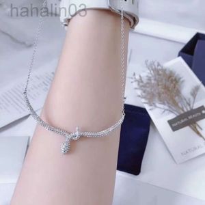 DESGINER SWAROVSKI Naszyjnik Jewekbia Shi Jiaman Diamond Snake Naszyjnik dla kobiet spersonalizowany wąż stylowy i modny łańcuch białego węża jako gif