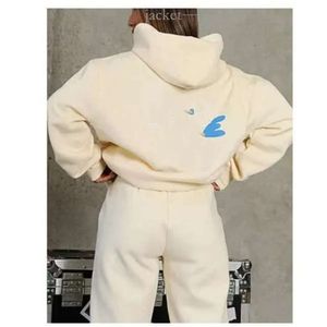 White Foxs Foxx Tracksuits Women Hoodie Sets Two Piece Long Sleeve Polyester Pullover Hooded Casual Loose Fitting Clothing Hoodies Pants Outfit 648