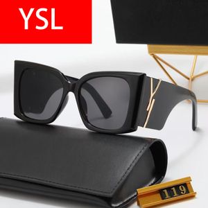 Designers Solglasögon Yesl Fashion Polarised Solglasögon UV Resistant Luxury Solglasögon Män Kvinnor Goggle Retro Square Sun Glass Casual glasögon