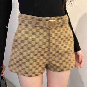 Shorts Shorts Designer Designer Skirt Gonna per lettere completa Sigri di lusso Summer Slim With Belt1