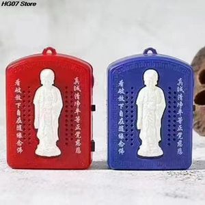 Party Favor 1Pc Buddhist Pray Scriptures Music Machine With Buddha Songs Red Blue Chanting Home Ornament Gifts To Elder