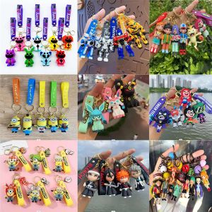 Wholesale of cute cartoon anime keychains for children's game partners, Valentine's Day gifts for girlfriends, home decoration