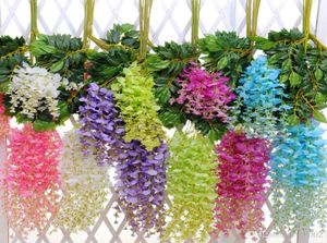 Yapay Wisteria İpek Çiçeği Düğün Partisi Asma Dekorasyonları Simülasyon Sahte Çiçekler Po Props Multi Colos 2 15xk 2904511