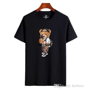 2024 Summer Mens T-Shirts Funny Bear Designer Tops Plus Size 3xl 4xl 5xl 6xl Print Tshirt For Men Tee Short Sleeve T Shirt Mens Clothes