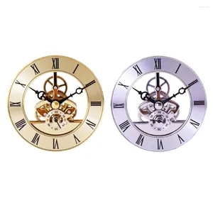 Столовые часы 86 мм римские цифровые движения вставьте золотые часы Quartz Watchmaker Ремонт запасные детали Essential Tools Head