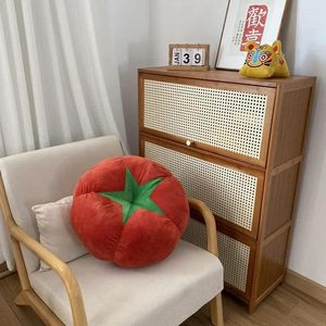 Kudde 2024 hem sovrum vardagsrum soffa futon simulerade tomat förtjockad nordisk stil svamp persimmon