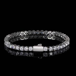 fashion luxury full diamond high quality jewelry spring buckle chain bracelet trendy brand hip hop mens bracelet designers design gift accessories