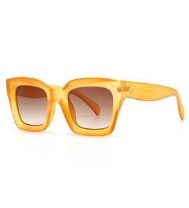 Masowe oko oko oka Kobiety projektant marki Retro Square niebieskie fioletowe okulary żeńskie paznokcie okulary słoneczne odcienie Uv400 Men5952023