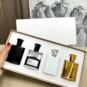 Promocja Perfumy gorącej marki dla kobiet 30 ml 4PCS Set For Men Długotrwały butelka Świeży mężczyzna Oryginalny pakiet Parfum Natural Spray